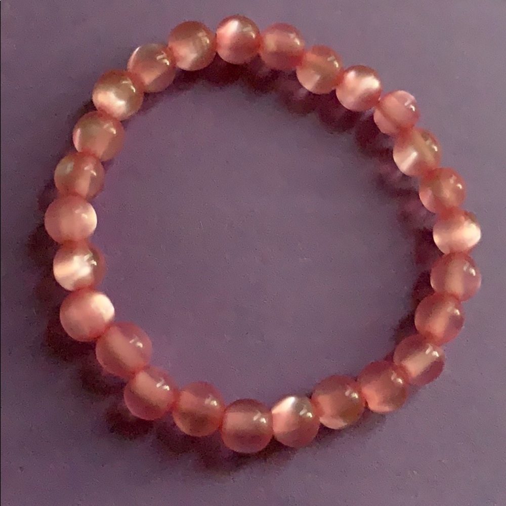 pink bracelet